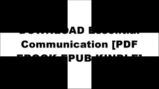 DOWNLOAD Essential Communication By Dr Ronald Adler MD [PDF EBOOK EPUB KINDLE]