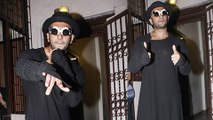 Ranveer Singh In Rapper Look For Gully Boy Movie, Meets Fans Outside Shankar Mahadevan Studio
