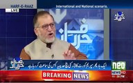 Orya Maqbool Jan comments on Imran Khan's statement about Liberals _ Harf e Raaz