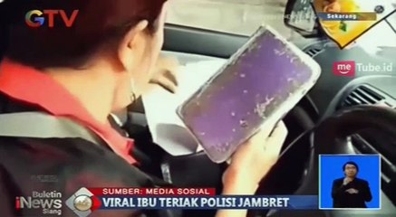 Seorang Ibu Teriak Jambret Saat Hendak Ditilang Polisi