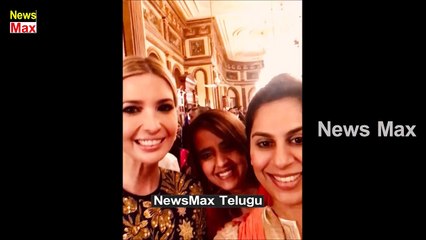 Upasana Ramcharan & Brahmini with Ivanka at HICC | NewsMax Telugu