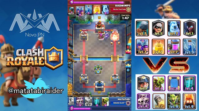 【クラロワ】RADWIMPSとグラチャレでぶちあたる