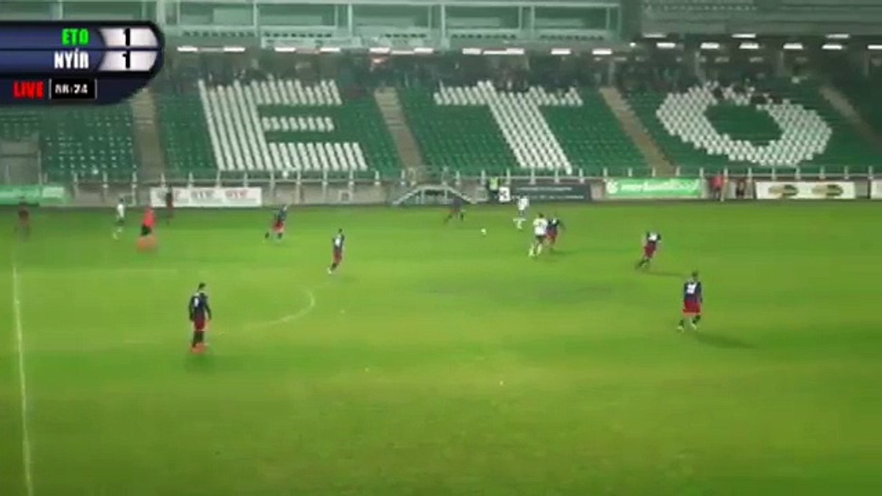 Gyori ETO 2:1 Nyiregyhaza (Hungarian Cup. 29 November)