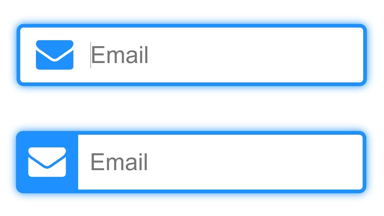CSS - ( Part 2 : Adding Icon ) Simple Input Text Box