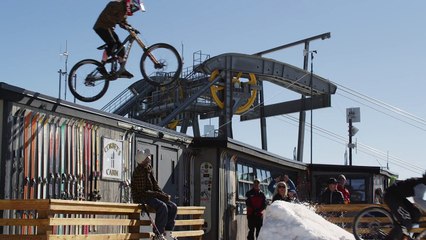 First Ever Mountain Bike Descent of Corbet's Couloir