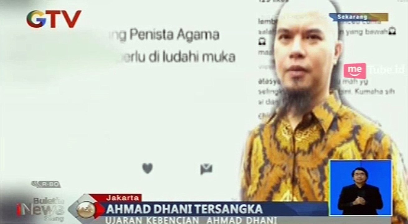 Ahmad Dhani Akan Jalani Pemeriksaan Perdana Tersangka Ujaran Kebencian