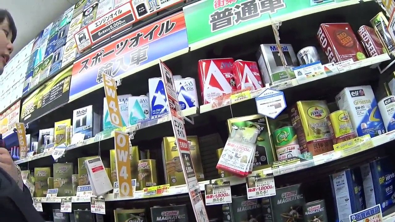 店員さんが可愛い「スーパーオート〇ックス」で急遽オイル交換してみた♪