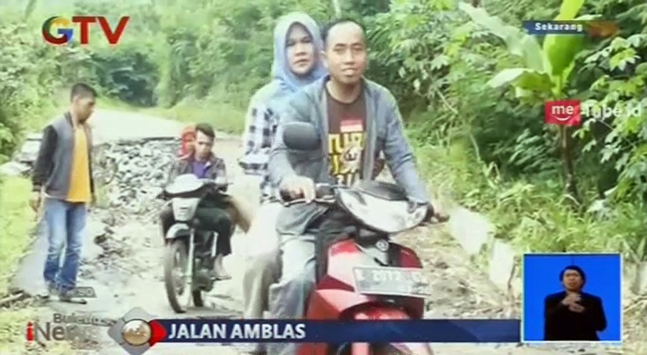 Curah Hujan Tinggi Sebabkan Jalur Penghubung di Banjarnegara Amblas