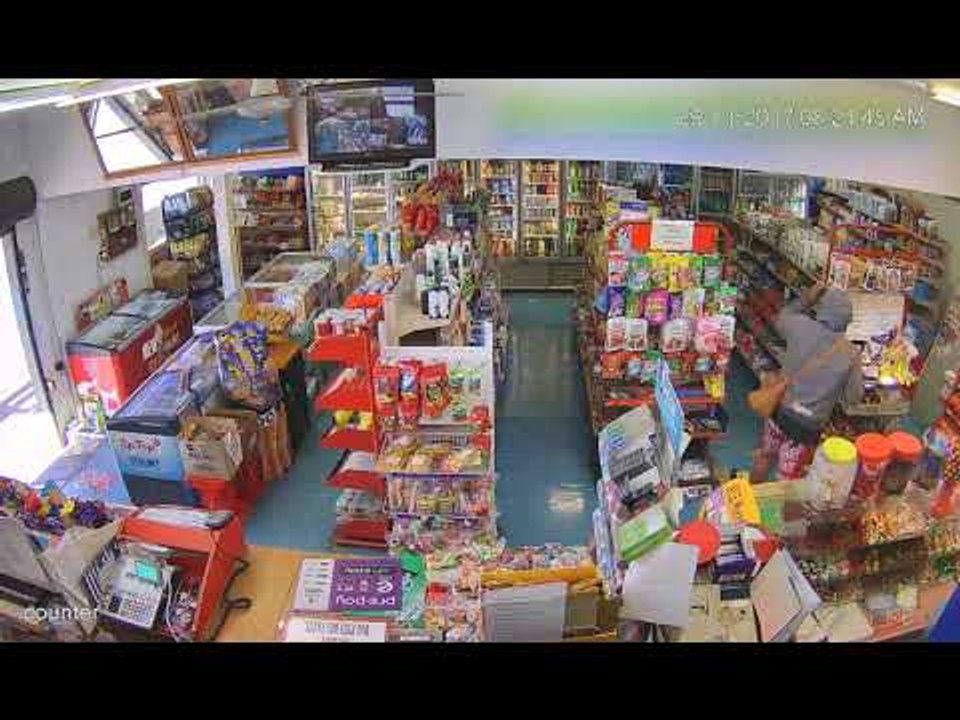 Gang of Robbers Force Auckland Superette Owner to Flee Her Shop