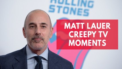 Matt Lauer's creepy TV moments