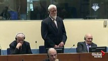 L'ex-officier croate Slobodan Praljak se suicide en avalant du poison en plein verdict