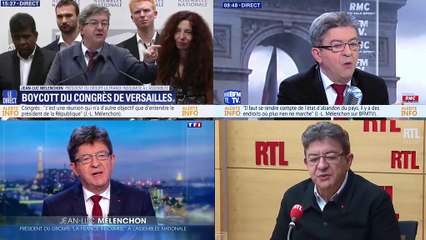 "Pharaon", "intelligent", "Thatcher"... Emmanuel Macron vu par Jean-Luc Mélenchon