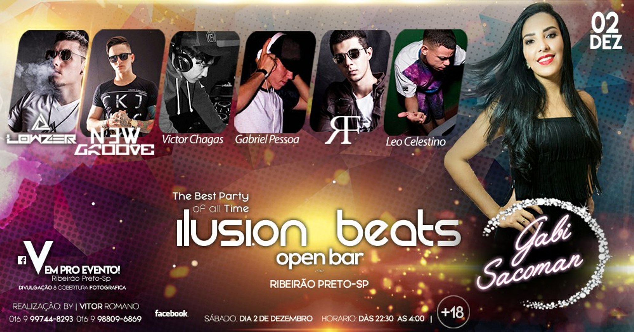 ILUSION BEATS | OPEN BAR | DIA 02 DEZ @2017
