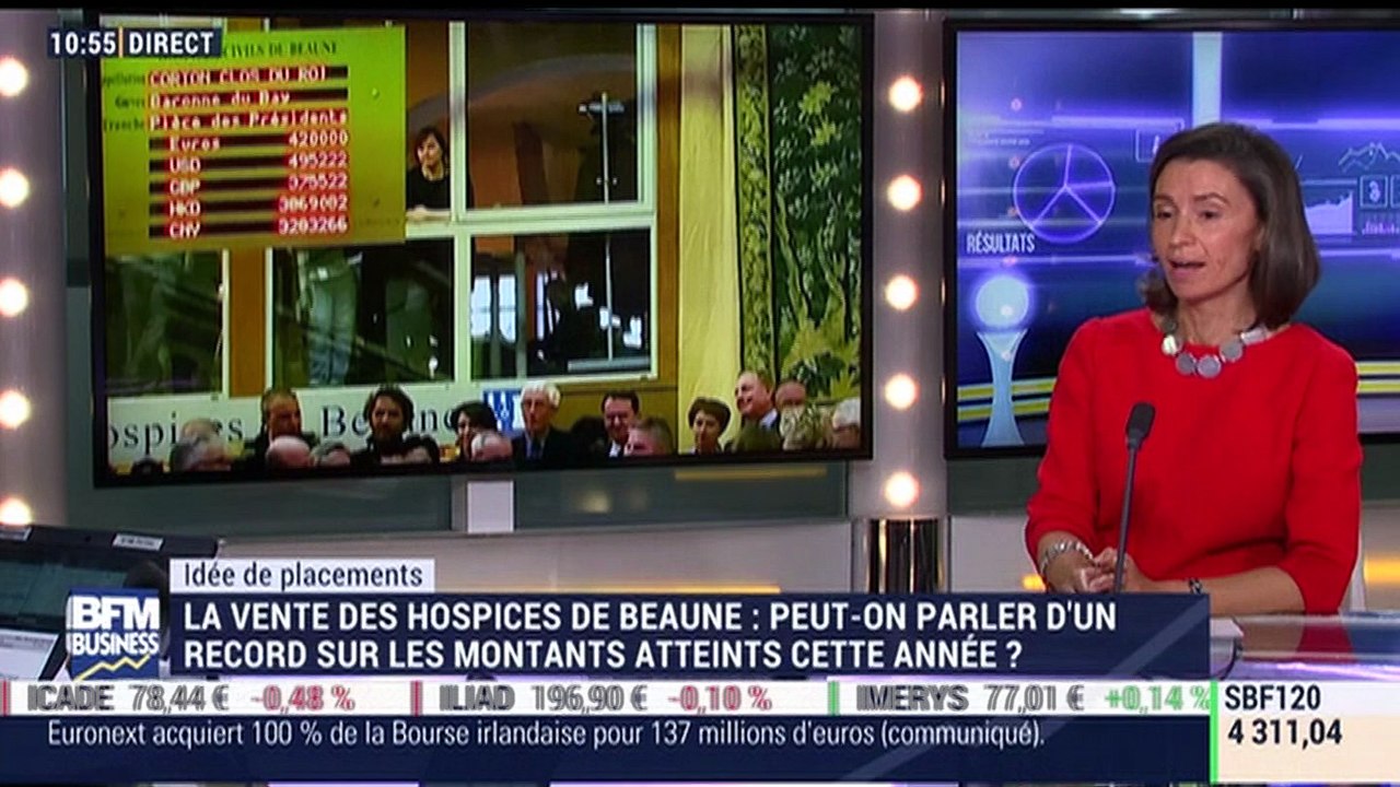 Idées de placements: Une vente record pour les vins des Hospices de Beaune - 30/11