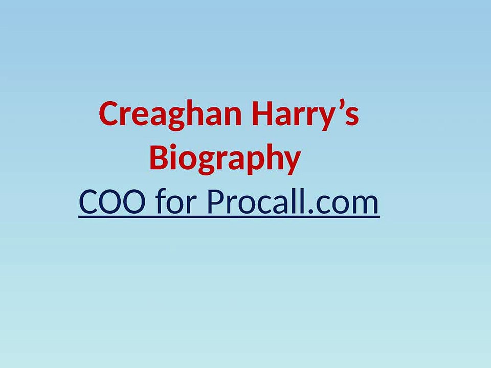Creaghan Harry Life