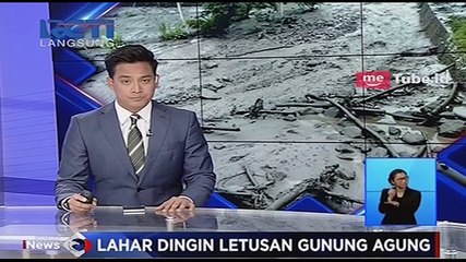 Gunung Agung Keluarkan Lahar Dingin