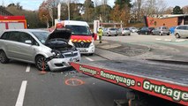 Moto contre voiture : trois blessés dans un accident