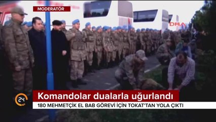 Komandolar dualarla uğurlandı