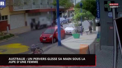 Australie : Un pervers glisse sa main sous la jupe d'une femme en pleine rue (vidéo)