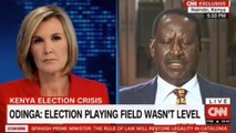 Raila Odinga on CNN - Raila Odinga oo CNN Lahadlay, Muxuna Shegay-