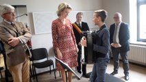 La Reine Mathilde visite le conservatoire de Mons 3.Vidéo Eric Ghislain