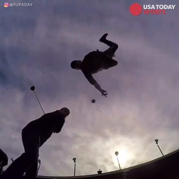 Golf Flip Trick shot