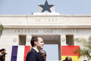 Déclaration du Président de la République, Emmanuel Macron, à l'independance square d'Accra au Ghana