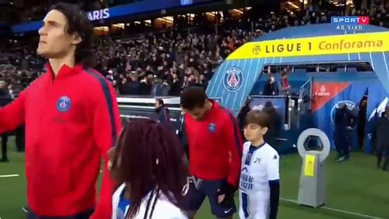 PARIS SAINT GERMAIN X TROYES--NEYMAR E CAVANI MARCARAM - Melhores Momentos - Campeonato Frances 2017