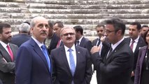 Kültür ve Turizm Bakanı Kurtulmuş, Aspendos ve Side Antik Kentlerinde İncelemelerde Bulundu