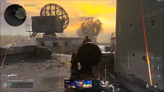 COD-WW2 - Quick scoping against bots [Part 1]