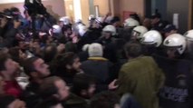 Protesters Clash With Police at Athens Court House in Attempt to Prevent Property Auctions
