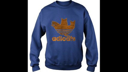 Cool Adicats for lover Adidas and Cats shirt, hoodie, Sweater