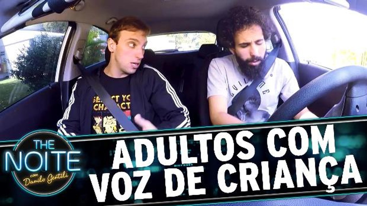 Adultos com voz de criança porque fica engraçado