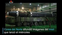 Así fue el misil que lanzó Corea del Norte