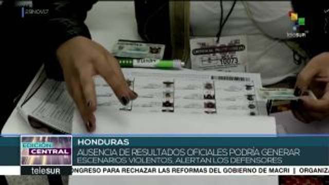 Honduras: critican dilación del TSE para dar resultados electorales