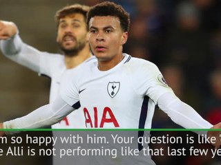 Pochettino content with Alli's 'up and down' Tottenham form