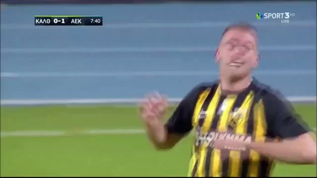 0-1 Adam Tzanetopoulos Goal Greece Cup R2 Group 3 - 3011.2017 Kallithea FC 0-1 AEK Athens