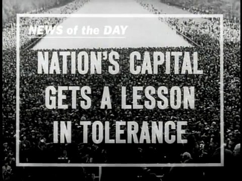 Marian Anderson Sings at the Lincoln Memorial Newreel Story (1939)