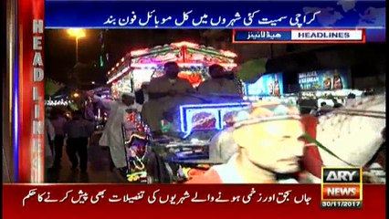 Headlines 2300 30th November 2017