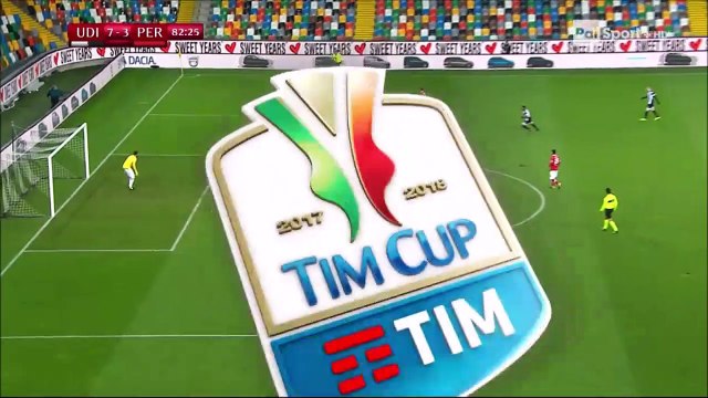 7-3 Svante Ingelsson Goal Italy Coppa Italia Round 4 - 30.11.2017 Udinese Calcio 7-3 Perugia...