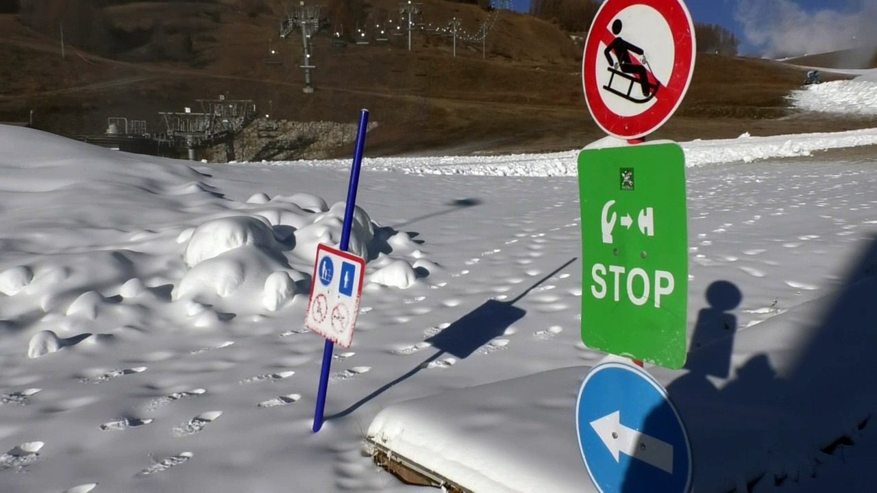 Hautes-Alpes : la station de ski de Réallon se prépare tranquillement avant son ouverture
