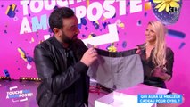 Kelly Vedovelli offre un sous-vêtement à Cyril Hanouna