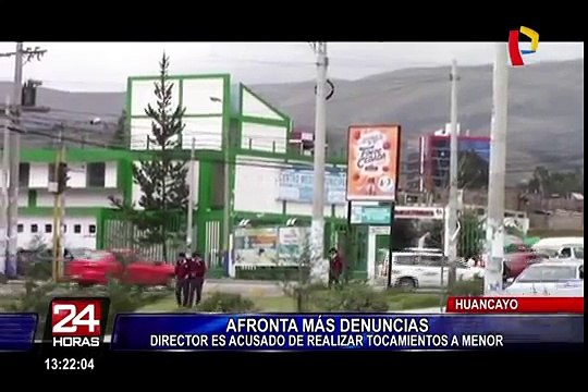 Huancayo: director es acusado de tocamientos indebidos a menor