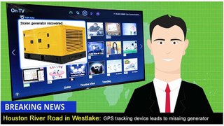 GPS tracker leads to missing generator