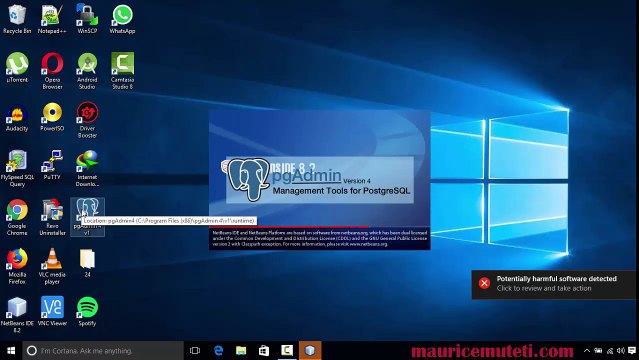 How To Create Postgresql Database PgAdmin 4 Netbeans Java JFrame
