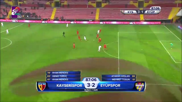 3-2 Atakan Arslan Goal Turkey Turkiye Kupasi Round 5 - 30.11.2017 Kayserispor 3-2 Eyüpspor