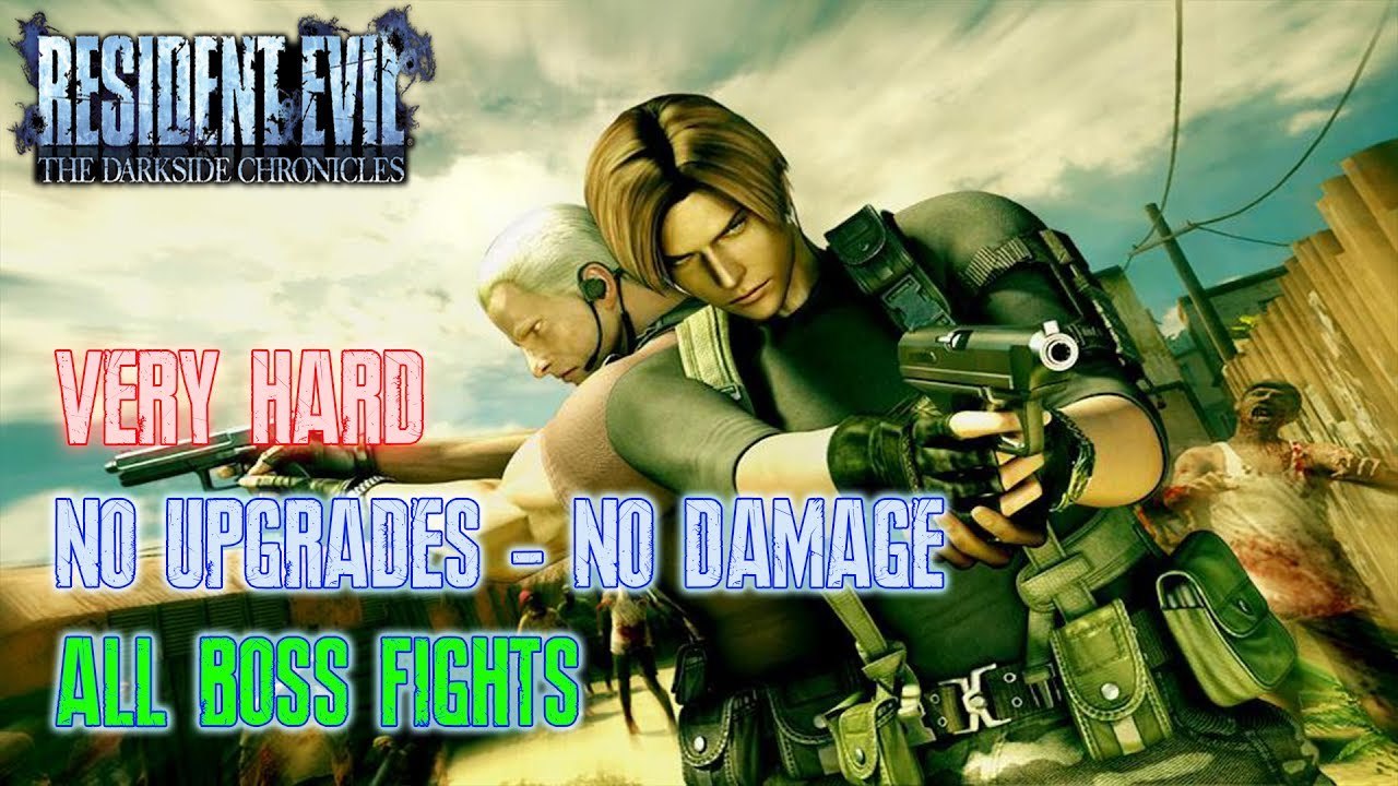Resident Evil: The Darkside Chronicles - Very Hard - All Boss Fights (No Upgrades & No Damage) - Part 2