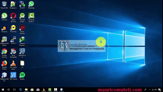 How To Create Table In Postgresql PgAdmin 4 Netbeans Java JFrame GUI Source Code