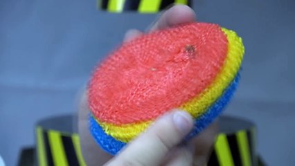 EXPERIMENT HYDRAULIC PRESS 100 TON vs WHIPPED CREAM