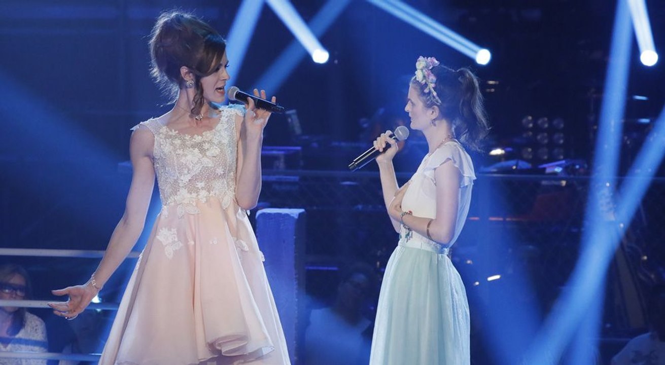Jade Pearl vs. Friederike: 'Video Games' Battle | The Voice Of Germany 2017